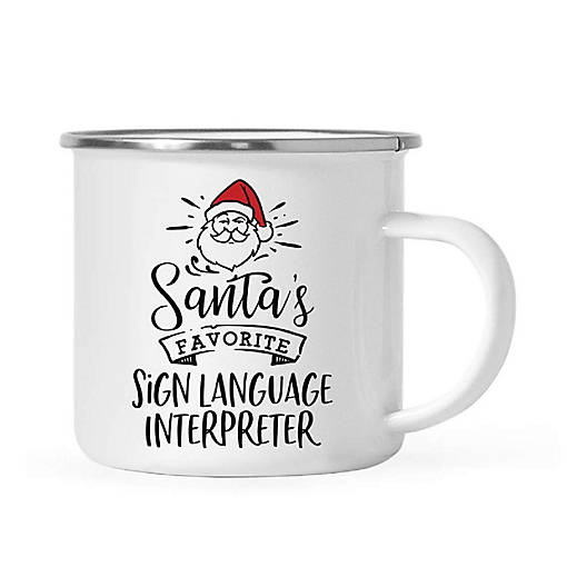 Santa Sign Lang Interpreter 11oz CamMug