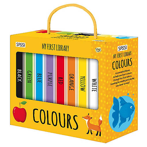 Sassi: My First Library - Colors - 8 Mini-Book Set, Illustrated Learning
