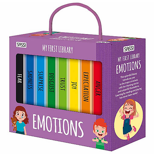 Sassi: My First Library - Emotions - 8 Mini-Book Set, Feelings Development