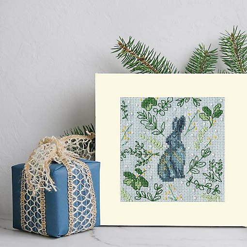 Scandi Hare Kit XMAS61 Bothy Threads Counted Cross Stitch Kit