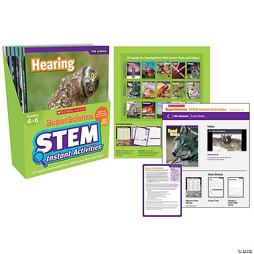 Scholastic Superscience Stem Instant Activities, Grades 4-6