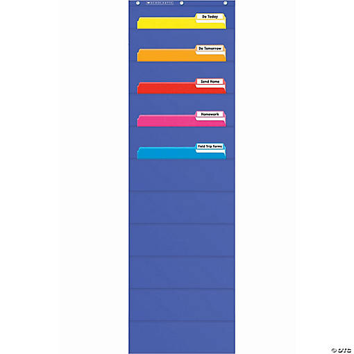 Scholastic Teacher Resources File Organizer Pocket Chart