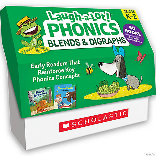 Scholastic Teaching Solutions Laugh-A-Lot Phonics: Blends &amp; Digraphs (Classroom Set)