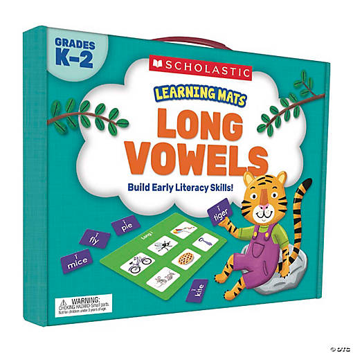 Scholastic Teaching Solutions Learning Mats: Long Vowels, Grades K-2