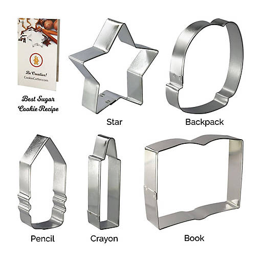 School Cookie Cutter Set 5 Pc HS0440
