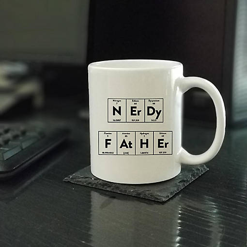 Science Periodic Table Dad Ceramic Mug