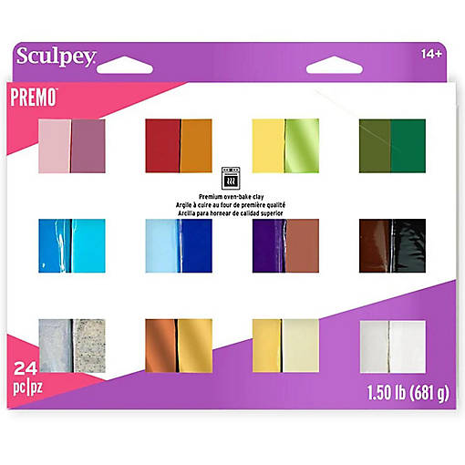 Sculpey Premo: Multipack Sampler Pack - (24) 1oz Packs