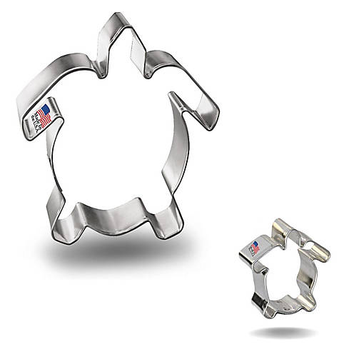Sea Turtle Cookie Cutter 2 Pc Set HS0551