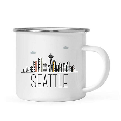 Seattle Skyline 11oz Camp Mug