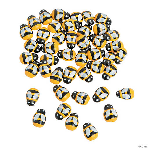 Self-Adhesive Bees - 50 Pc.