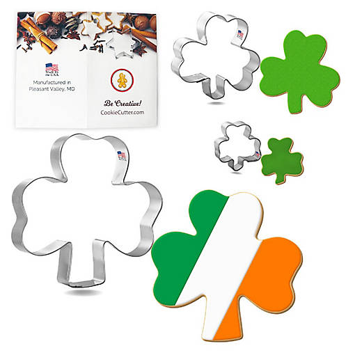 Shamrock Cookie Cutter 3 Pc Set HS0469
