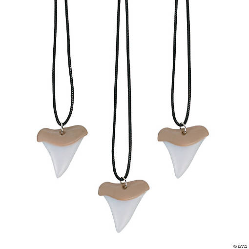 Shark Tooth Necklaces - 12 Pc.