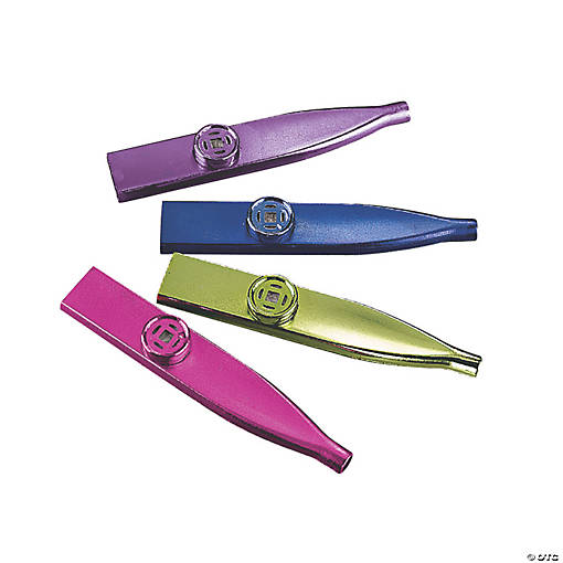 Shiny Kazoos - 12 Pc.