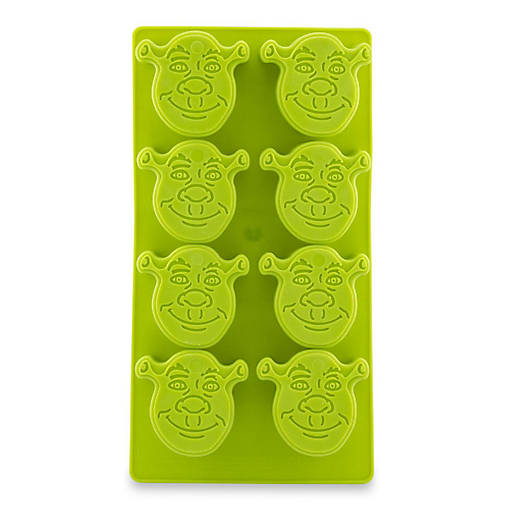 Shrek Reusable Silicone Ice Cube Tray  Makes 8 Cubes