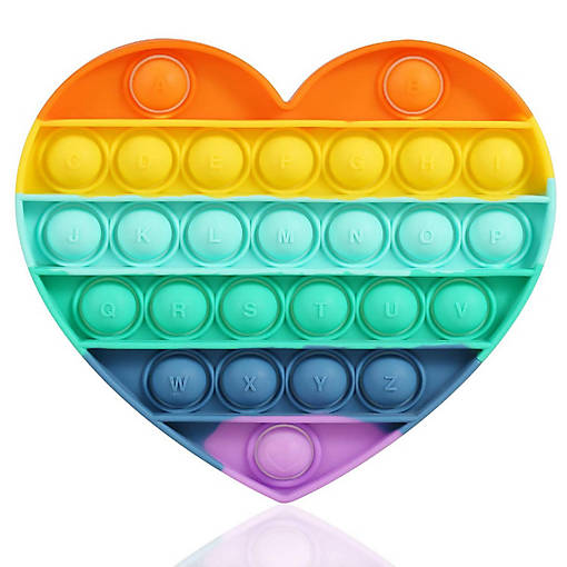 Silicone Fidget Toy: Heart