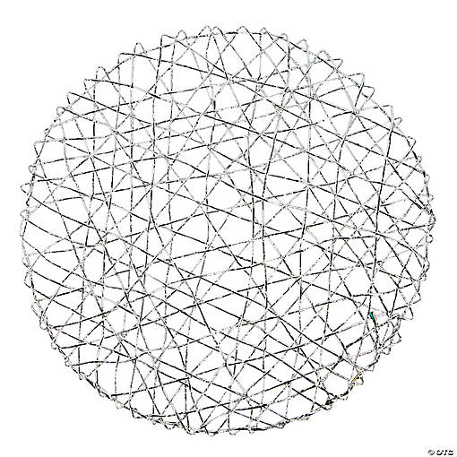Silver Metallic String Charger Placemats - 6 Pc.