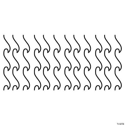 Simplistic Waves Peel &amp; Stick Wall Decals