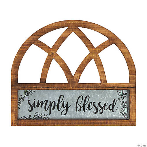 Simply Blessed Wall Sign