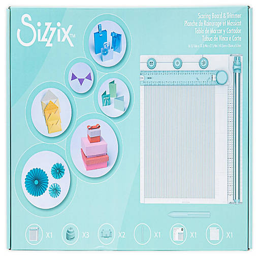 Sizzix Making Tool Scoring Board &amp; Trimmer-9 Pieces