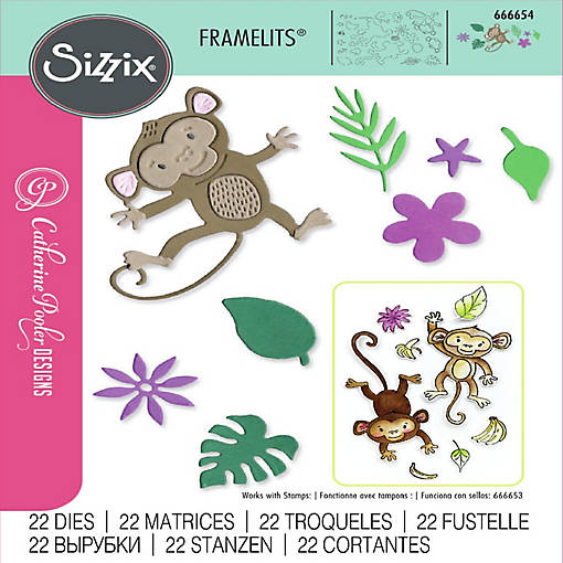 Sizzix Thinlits Die Set By Catherine Pooler 22/Pkg-Going Bananas #2