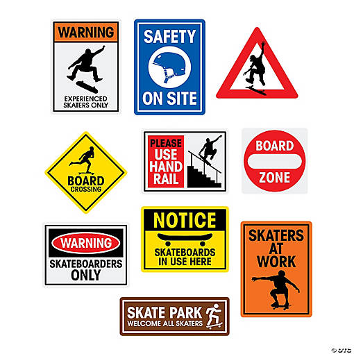 Skateboard Cutouts - 10 Pc.