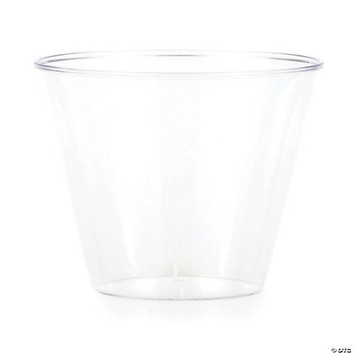 Small Clear Plastic Tumblers - 48 Pc.