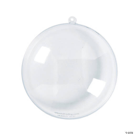 Small DIY Clear Disc Ornaments - 24 Pc.