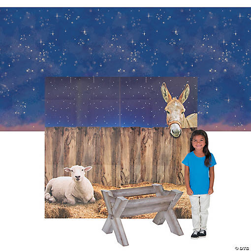 Small Nativity Pageant Decorating Kit - 4 Pc.
