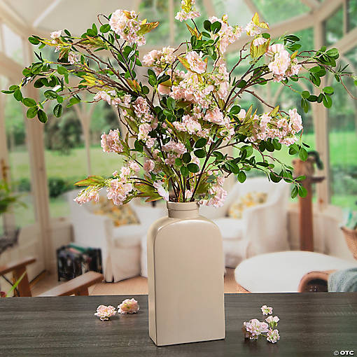 Small Tan Vases - 6 Pc.