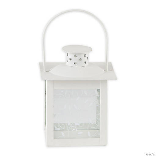 Small White Lantern 4.75"