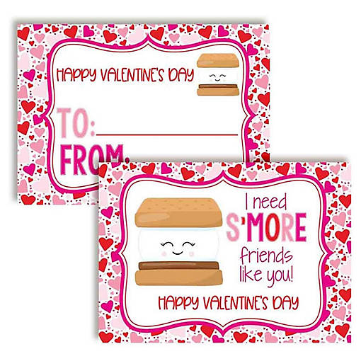 Smores Classroom Valentine Exchanges 30pc. by AmandaCreation