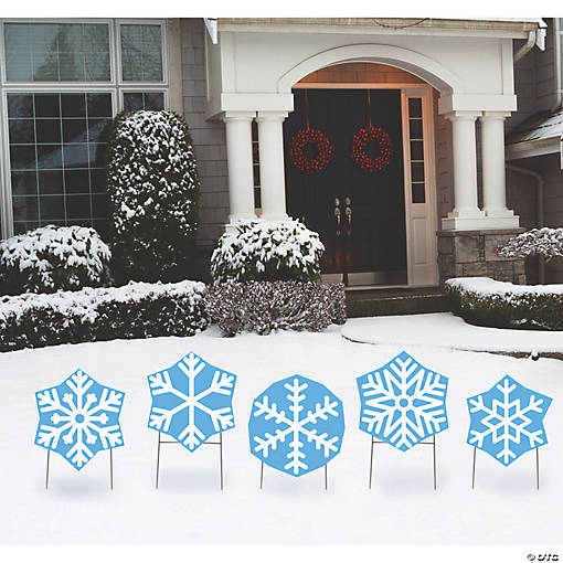 Snowflake Yard Signs