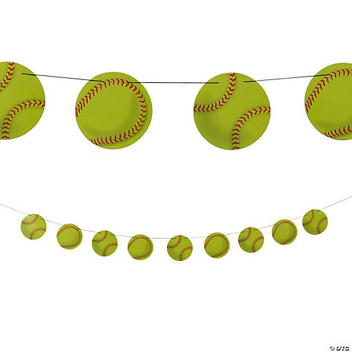 Softball Garland