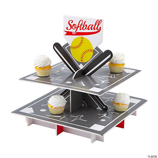 Softball Party Cupcake Stand