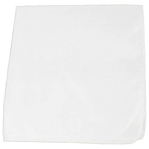 Solid 100% Polyester Unisex Bandana