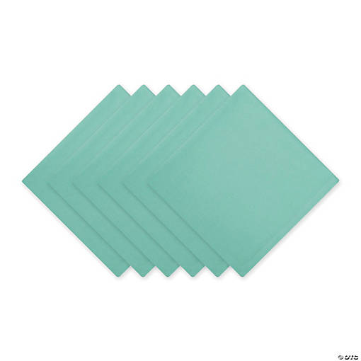 Solid Light Aqua Napkin (Set Of 6)