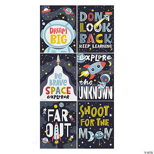 Space Posters - 6 Pc.