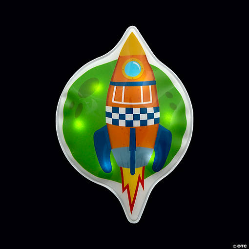 Spaceship Solar Shine Ups Night Light