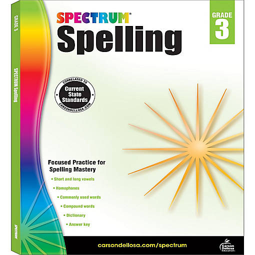 Spectrum Spelling, Grade 3