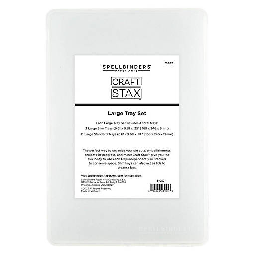 Spellbinders Craft Stax Tray Set-Large