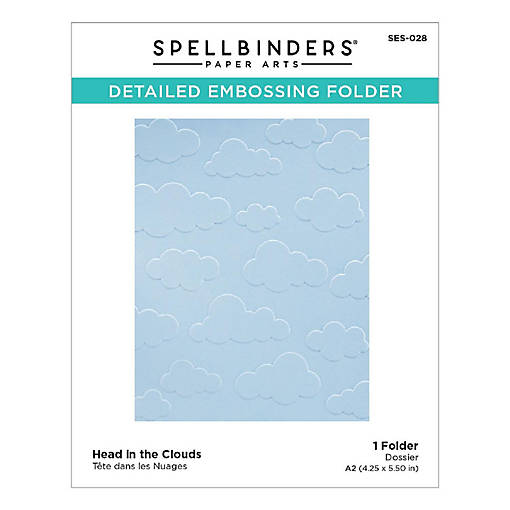 Spellbinders Embossing Folder-Open Road Head In The Clouds