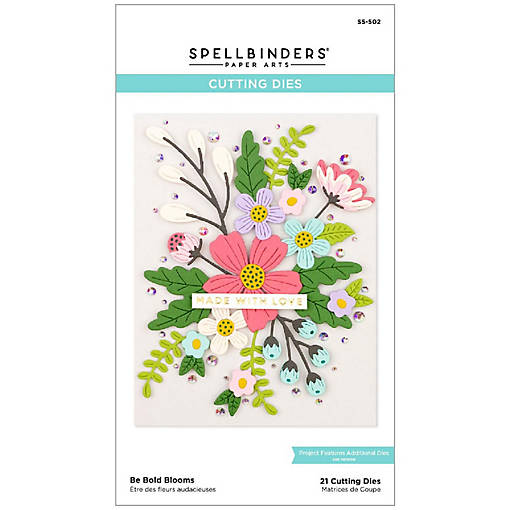 Spellbinders Etched Dies-Be Bold Blooms