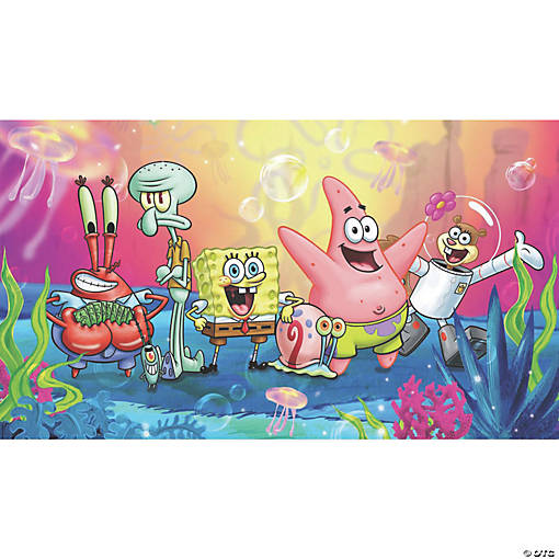Spongebob Squarepants  Prepasted Wallpaper Mural