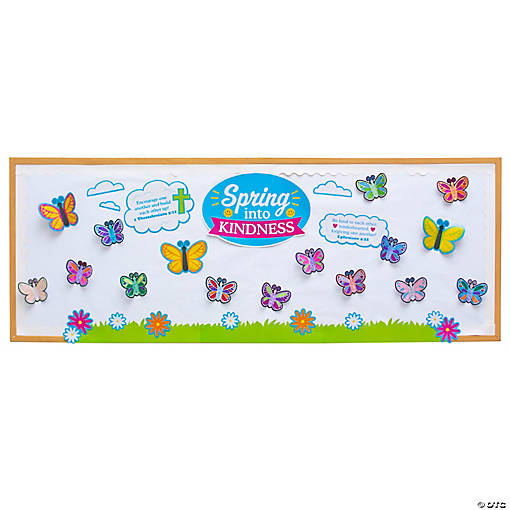 Spring into Kindness Bulletin Board Set - 45 Pc.