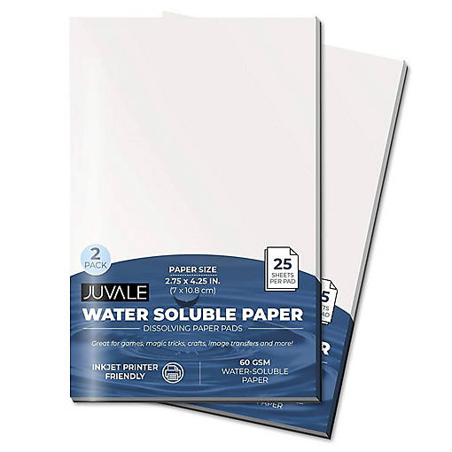 Spy Paper Dissolving Note Pad (4.25 x 2.75 in., 2 Pack)