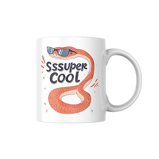 Sssuper Cool Mug by Dancing Littles Jungle