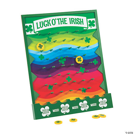 St. Patrick's Day Disc Drop Game