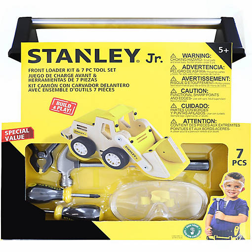Stanley Jr. 7 Piece Tool Set  Real Tools for Kids