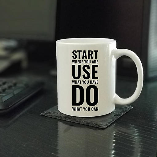 Start Where You Are Ceramic Mug