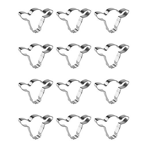 Steer Cow Head Face 5 inch Cookie Cutters